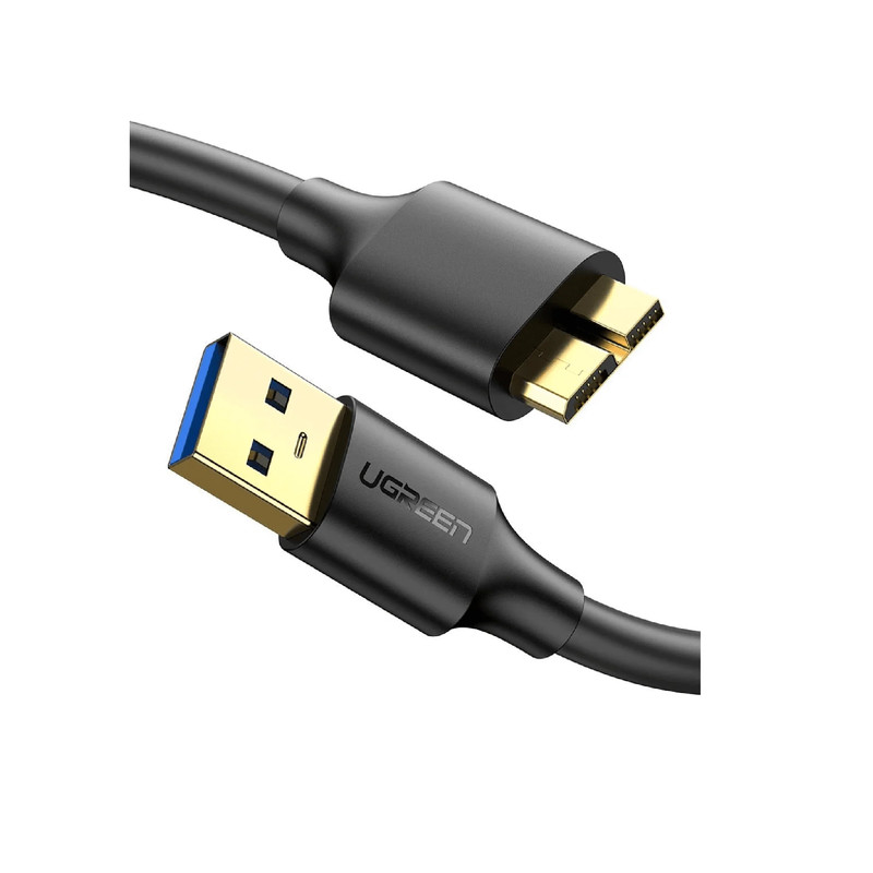 UGREEN Hard Drive Cable USB 3.0 A to Micro B Lead Portable External - 1m - كابل